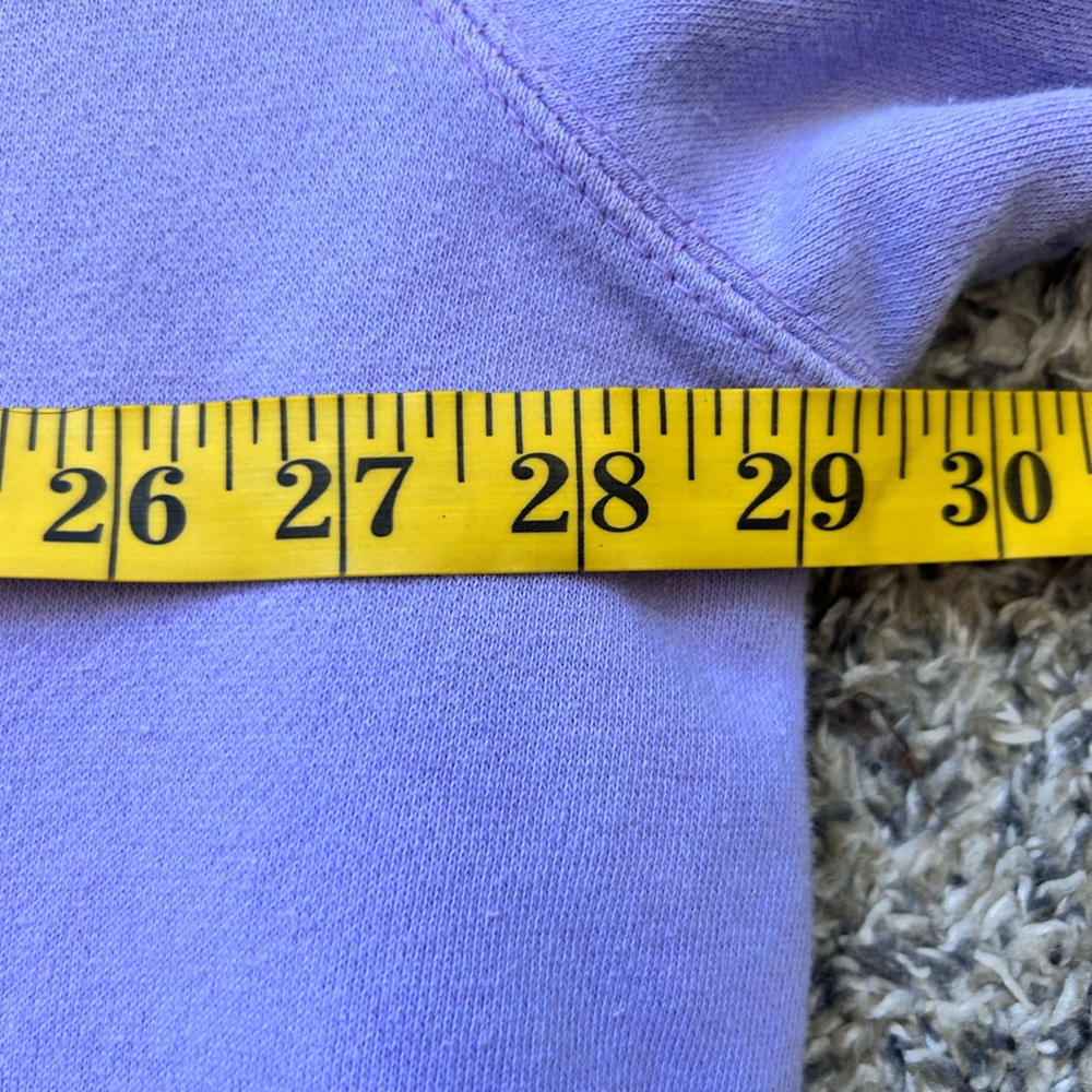 Jean-Michel Basquiat pre-loved oversize lavender hoodie size L/XL - Picture 6 of 9